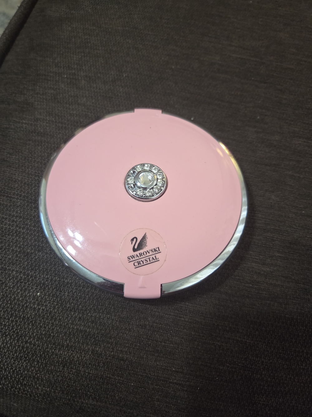 Swarovski Crystal Pink Compact Phone Accessory